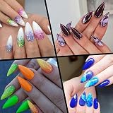 Makartt Short Almond Nail Tips 500Pcs 10 Sizes Clear Full Cover view 9