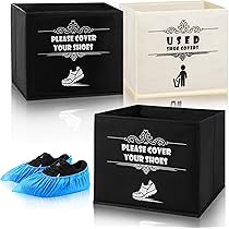 Real Estate Agent Supplies Shoe Cover Storage Box Foldable
