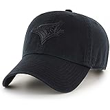 '47 Brand Toronto Blue Jays Clean Up MLB Dad Hat Cap Black/Black