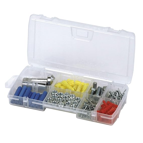Stanley Organizer (mit 11 Fächern, transparent, zwei verschiedene Fächergrößen, 21x3,5x11,5, für Kleinteile) 1-92-888