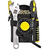 Nail/Screw Work Samll Tool Pouch with Belt Clip,Made of Oxford Cloth 1680d Bolt Storage Pouch, Mini Organizer Pocket Attachment for Tool Belt,Electrician, HVAC Tech, Plumber, Carpenter Use