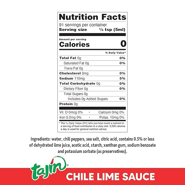 TAJIN CHILE LIME SAUCE 15.38OZ (PACK OF 1)