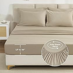 Litanika Comforter Queen Size Set Khaki - 7 Pieces