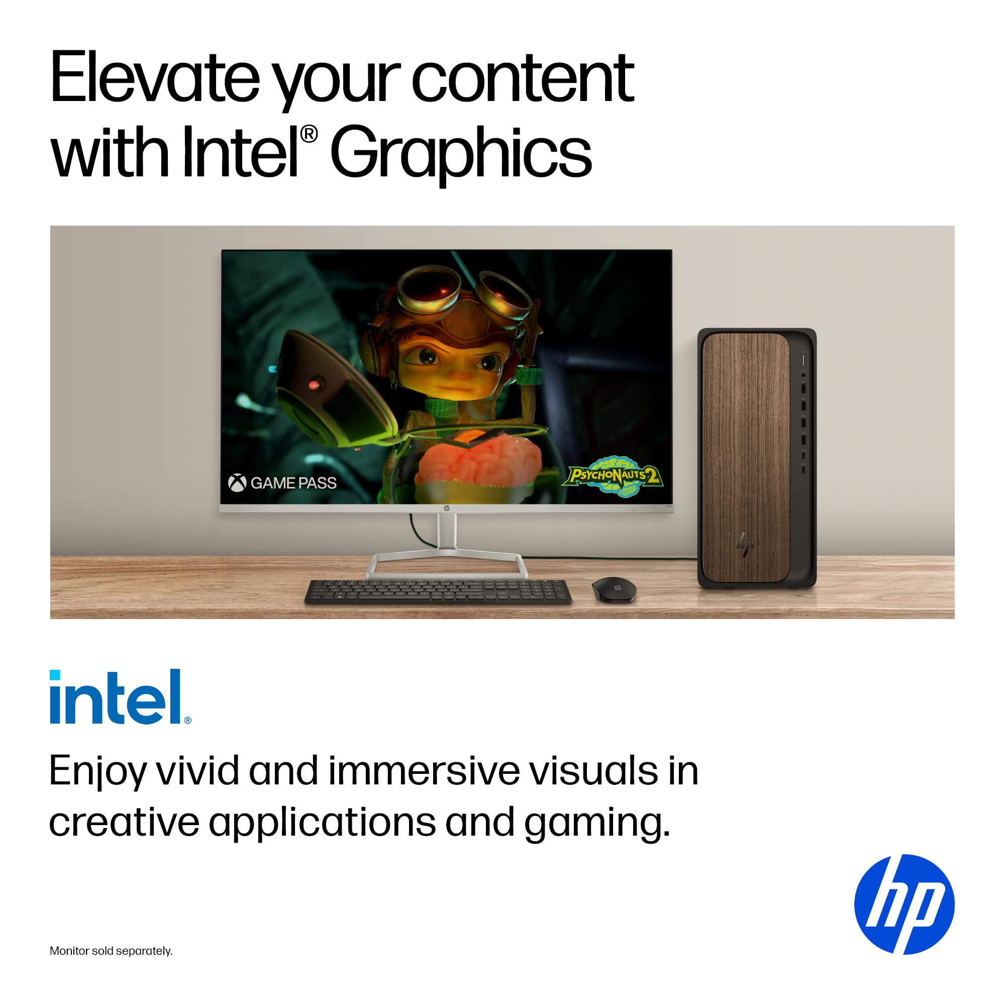 HP OmniDesk Desktop PC, Intel Core Ultra 7 265, 32 GB RAM, 2 TB SSD, Intel Graphics, Windows 11 Home, Microsoft Copilot, Dark Wood, M03-0060 (2025)