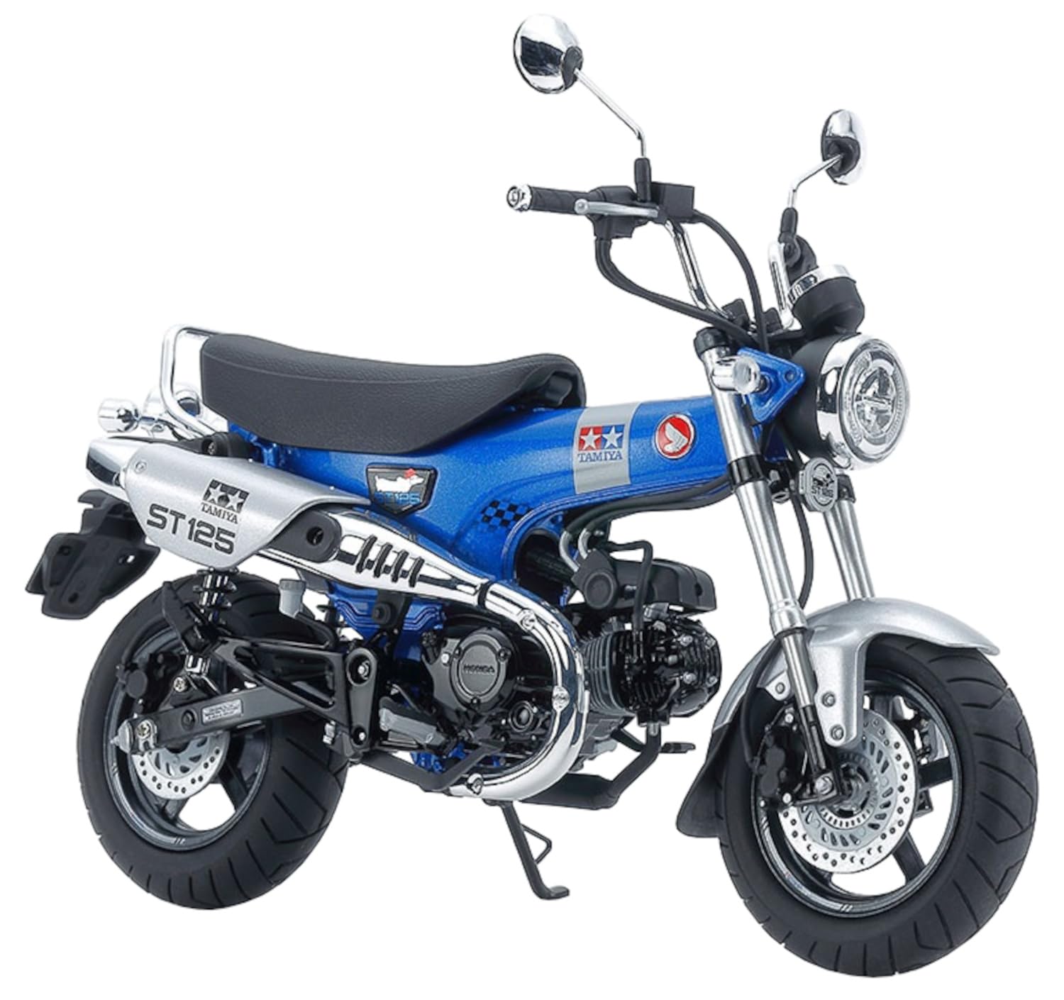Tamiya 14142 1:12 Honda DAX 125 Edition - Faithful Replica, Plastic Kit, Crafts, Model Kit, Assembly, Motorcycle Kit, Blue
