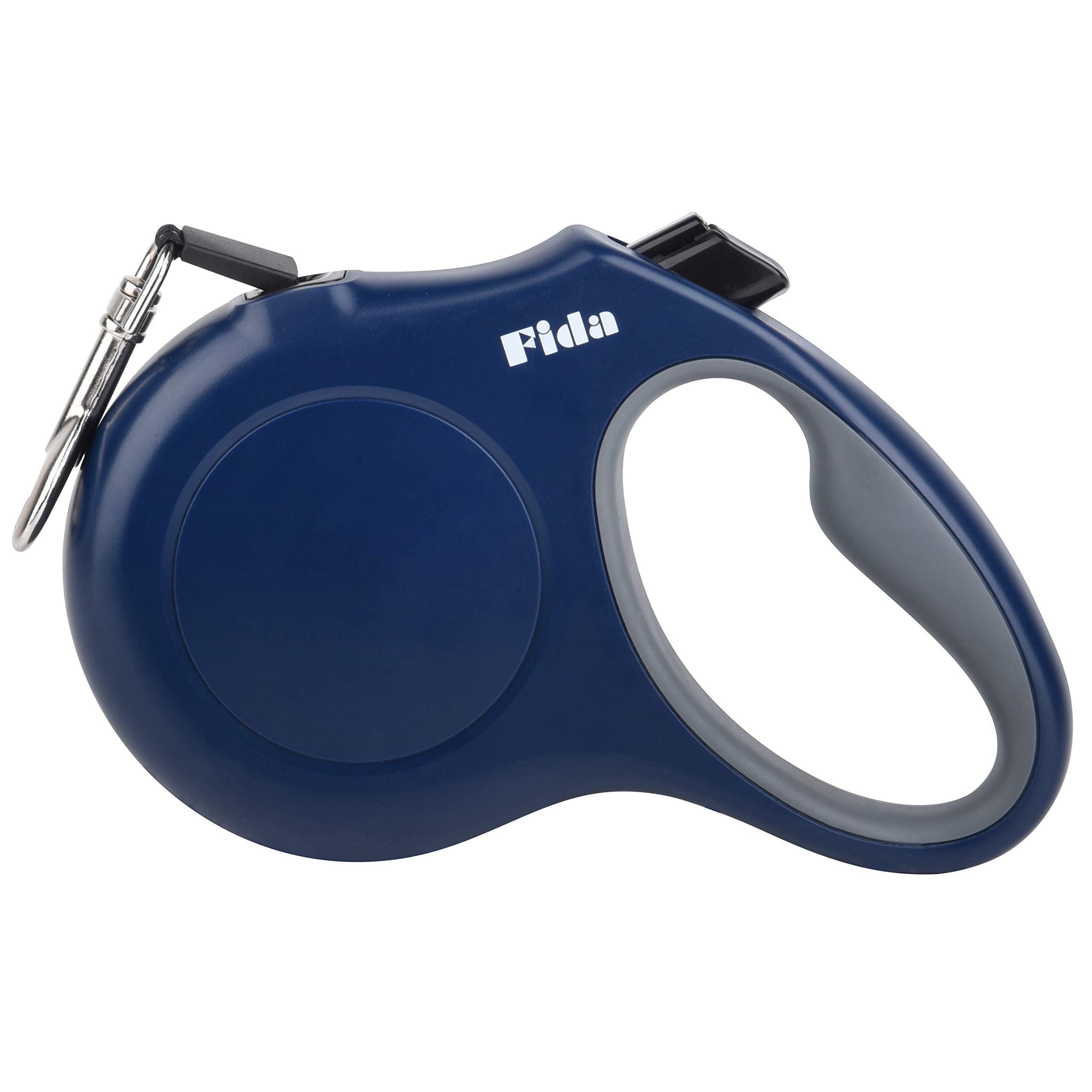 Photo 1 of Fida Retractable Dog Leash, 16ft Heavy Duty Pet Walking Leash for Small Dog or Cat up to 26 lbs, Tangle Free. One-Hand Brake (Small,Navy Blue)