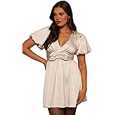 Petal & Pup Everton Mini Dress - Beige XL