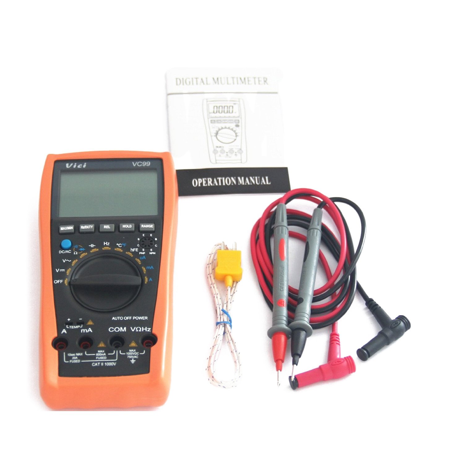 Multimeter VICI VC99 3 5/6 LCD Manual Auto Digital Multimeter Tester