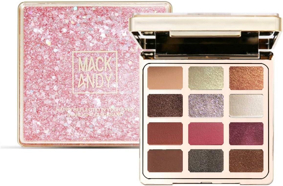 Makeup Set,180 Colors Professional Eye Shadows Palette with 2 Face Powder, 2 Blusher and 6 Repair Powder-Make Up Kit (Pink) (Pink)