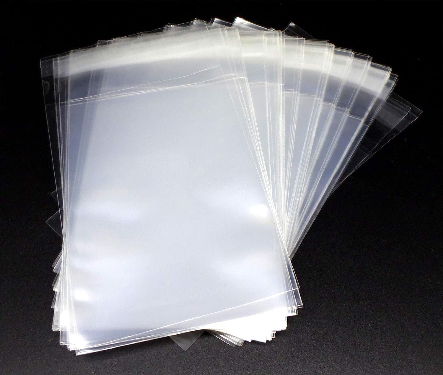 docsmagic.de 10 x 100 Toploader Bags Resealable 81 x 111 + 35 mm - Standard Size 3" x 4"