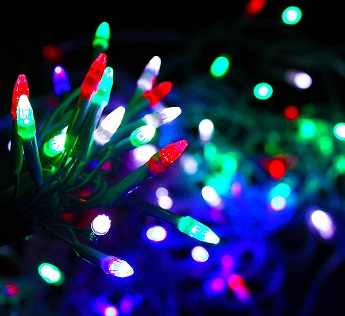 CITRA Plastic LED Rice Light Rocket Shape Decoration (30m, Multicolour)