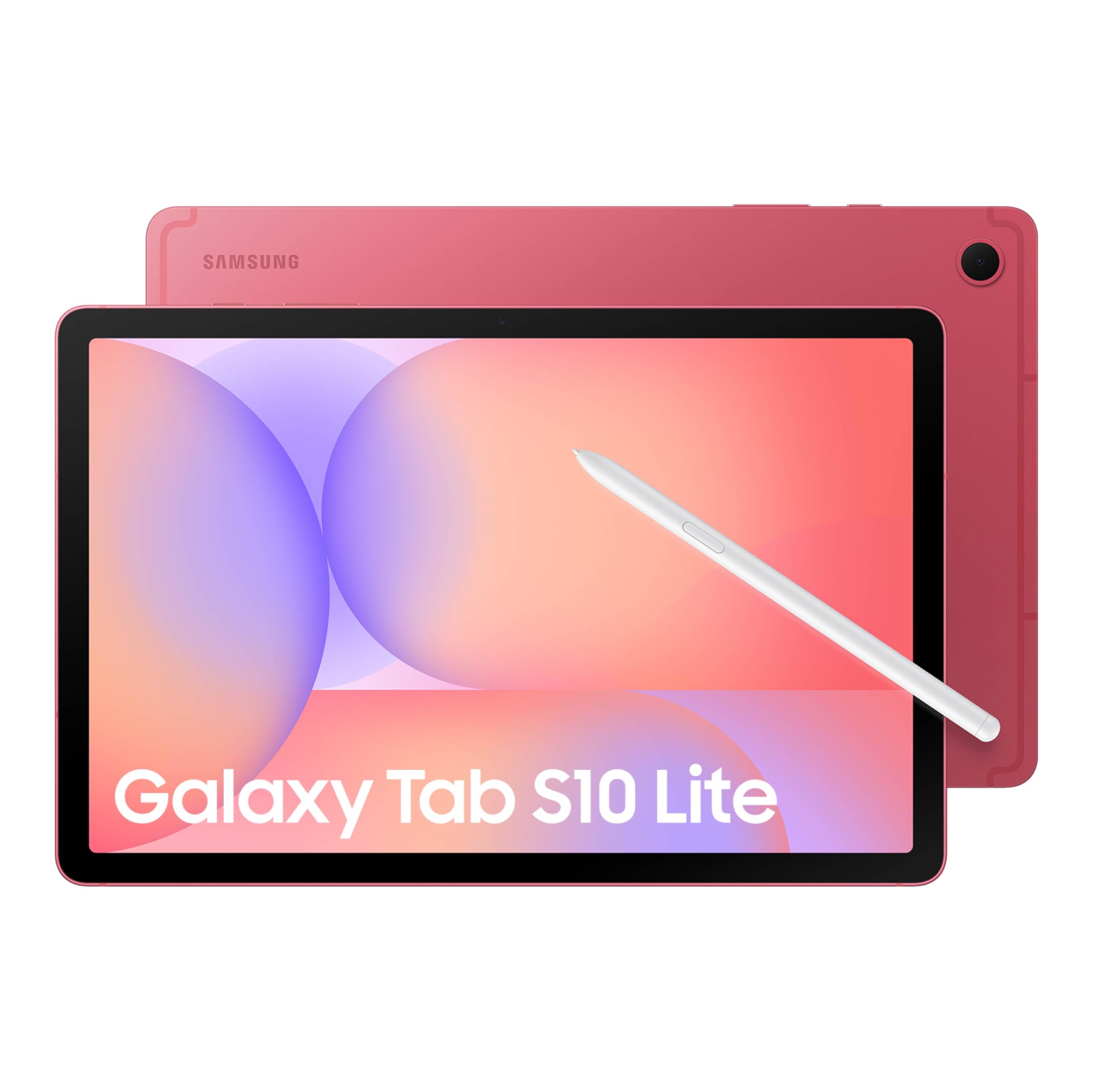Samsung Galaxy Tab S10 Lite, 8GB RAM, 256GB, 2TB Expand, Long Battery Life, 10.9” LCD, S Pen for Note-Taking, Exynos 1380, Circle to Search, AI Tools, Coral Red