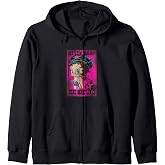 Betty Boop Red Hot Biker Betty Zip Hoodie