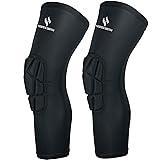 HOPEFORTH Knee Padded 2 Pack Compression Leg Sleeve
