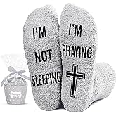 HAPPYPOP Christian Gifts Ideas - Jesus Faith Serenity Prayer Socks Easter, Religious
