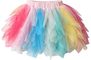 DXTON Girls Skirt Tutu for Toddler Outfits Party Skirt for 2-10 Years