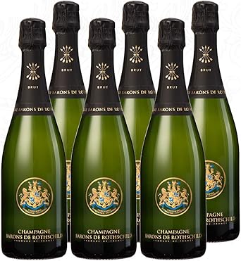 Champagne Barons De Rothschild Brut G U Champagne Rebsorte Chardonnay Pinot Noir 6x75cl Amazon De Bier Wein Spirituosen