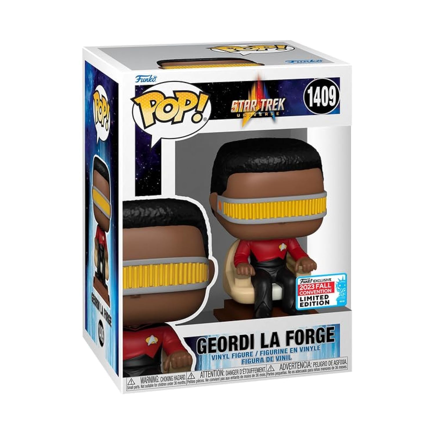Funko Pop!: Star Trek - Geordi La Forge (NYCC 2023 Shared Exclusive), Standard