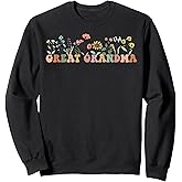 Wildflowers Great Grandma Floral Mother's Day Great Grandma Sweatshirt