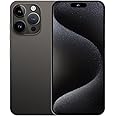 nudecision Unlocked Android Phone A15 PROMAX Android 13 Cell Phone with Dynamic Island 6GB+256GB 6800mAh,HD Screen 48MP+108MP Camera Cell Phone with 5G Dual SIM Smart Phone (Black)
