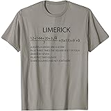 MATHS MATHEMATICS SCIENCE T-SHIRTLIMERICK T-SHIRT Math Mathematics Tee Funny Science T-Shirt