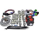 Summit Hydraulics Hydraulic Multiplier Selector Diverter Solenoid Valve w/Switch & Ag Coupler Kit