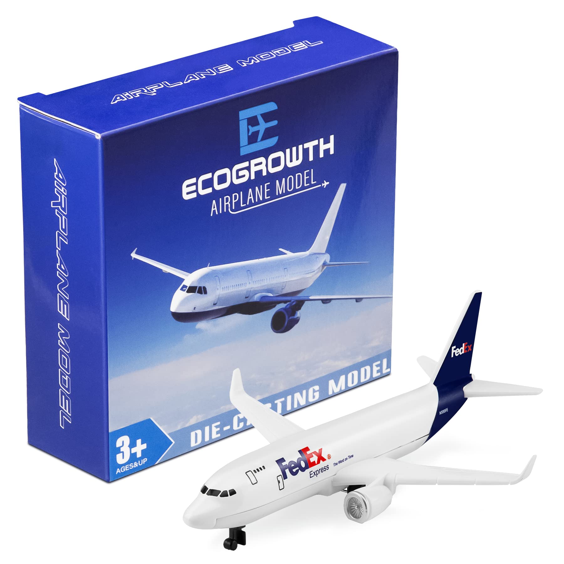 EcoGrowth Model Airplane Fedex plane Plane Model Plane Airplane for Collection
