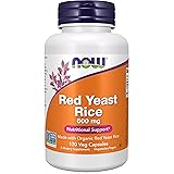 NOW Foods Supplements, Red Yeast Rice 600 mg, Made