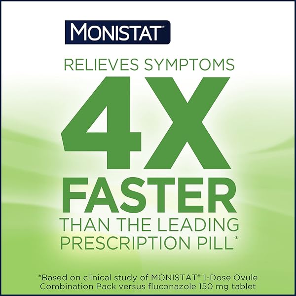MONISTAT 3 DAY YEAST INFECTION TREATMENT FOR WOMEN, 3 MICONAZOLE OVULE INSERTS & EXTERNAL MONISTAT ANTI-ITCH CREAM BUNDLE