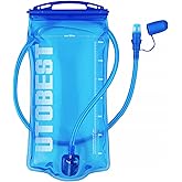 UTOBEST Water Bladder,Hydration Bladder 1L, 1.5L, 2L, 3L Water Bladder for Hiking Backpack, BPA Free, Leak Proof Water Reservoir for Running Cycling
