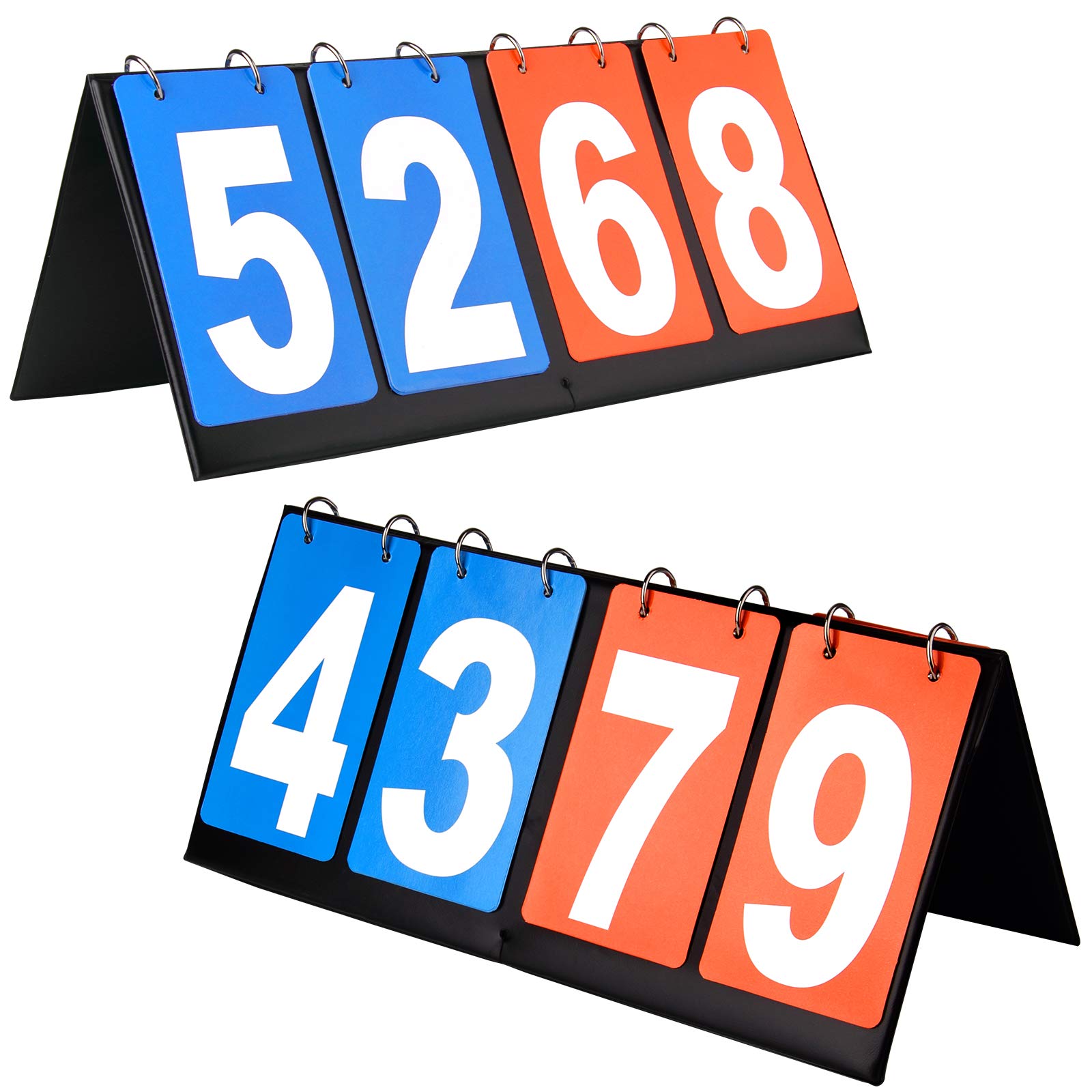 Lamoutor 2 Pack Portable Scoreboard Score Keeper Score Flipper
