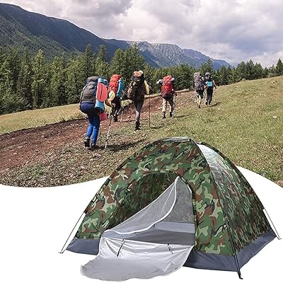 Buy Camouflage Tents For Camping 3 4 Person Camping Dome Tent Camouflage Waterproof Instant Camping Tent With Carry Bag For Hiking Travel Outdoor Self Driving Tour Online In Indonesia B094r3fgnw