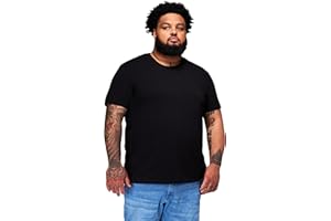 STRONGSIZE Men's Big and Tall Shirts – Stretch T-Shirt for Casual Wear (Available in Longer and Regular Length)