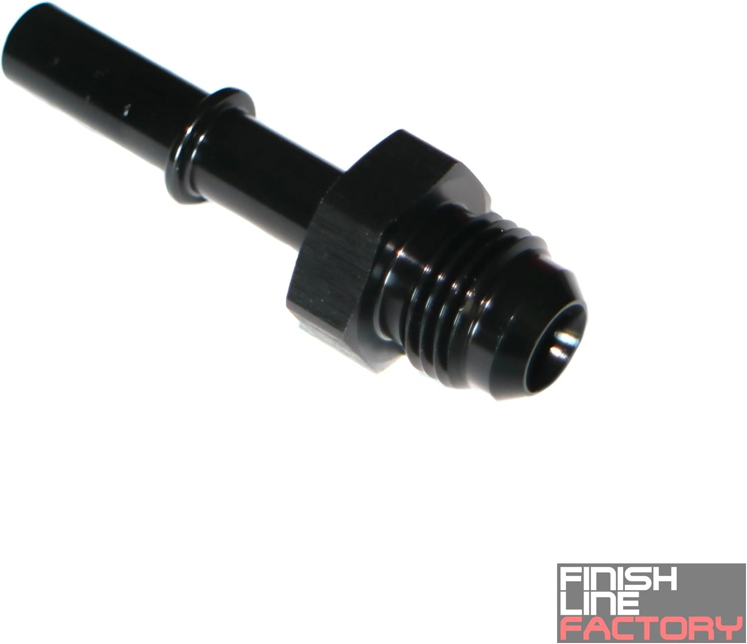 AN to Male Quick Connect Fuel Rail Adapter GM, 06 AN, 3/8