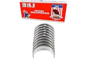 DNJ MB1160 Main Bearings Set Standard for 2003-2022 Chrysler, Dodge, Jeep, Ram 1500, 1500 Classic, 2500 5.7L-6.4L V8 16V OHV 345cid