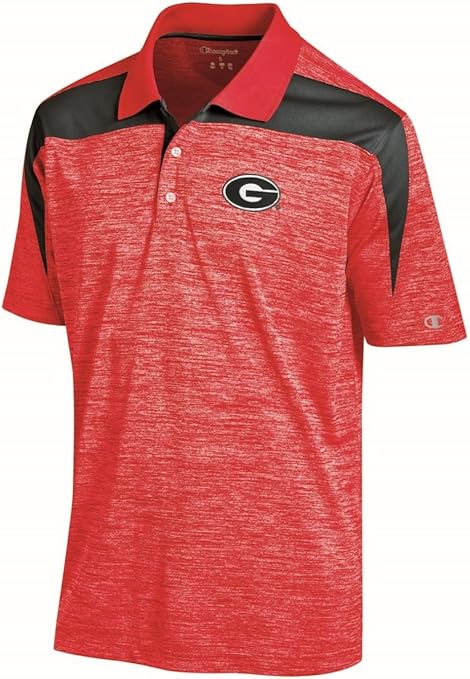 Amazon.com : Knights Apparel Georgia Bulldogs NCAA Champion Booster Men's Performance Polo Shirt 