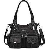 Purses and Handbags for Women Large Hobo Shoulder Bags Soft PU Leather Multi-Pocket Tote Bag | Large, Soft, PU Leather, Multi-Pocket