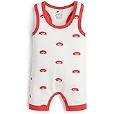 monica + andy Racerback Shortall, 100% Organic Baby Clothes for Boys, Baby Romper, Sizes For Preemie, Newborn & Infant