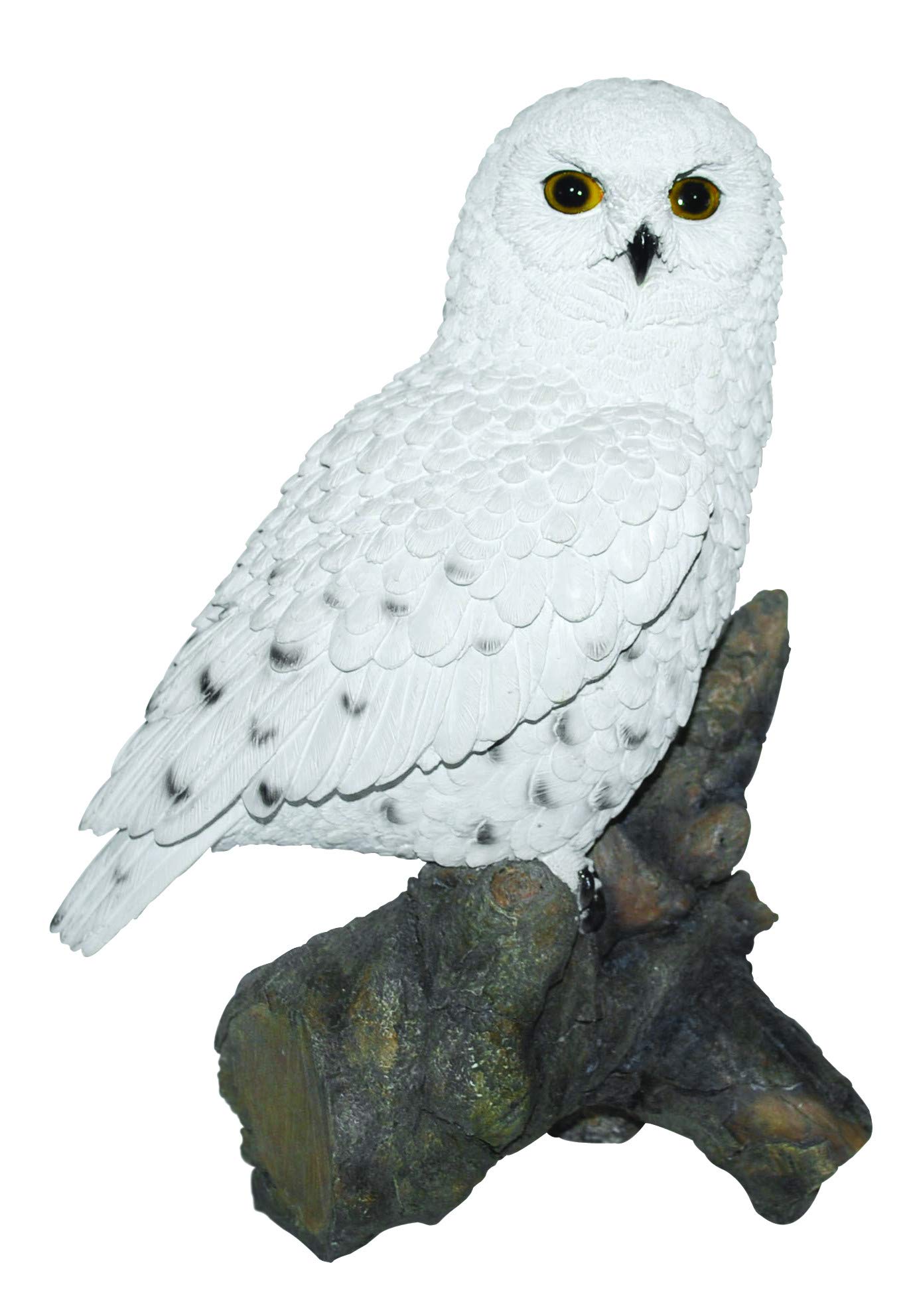 Vivid Arts Snowy Owl Plant Pal on Stick Home or Garden Decorations | PLP-108