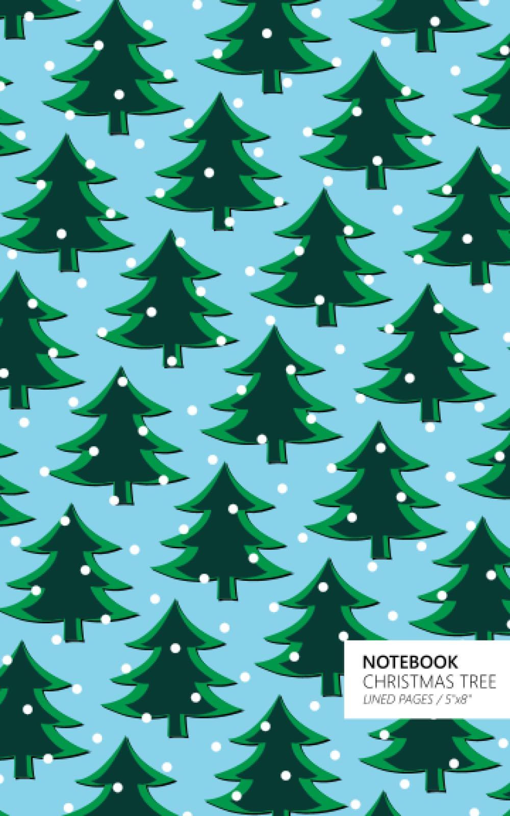 Christmas Tree Notebook (Powder Blue)
