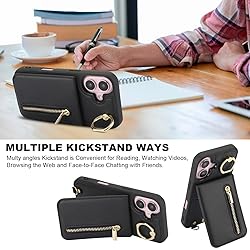 Jcxtrombulous Crossbody Wallet Case for iPhone 16