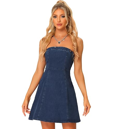 Universal Thread Women's Cami Denim Maxi Dress