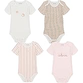 Calvin Klein baby-boys 4 Pack Bodysuits