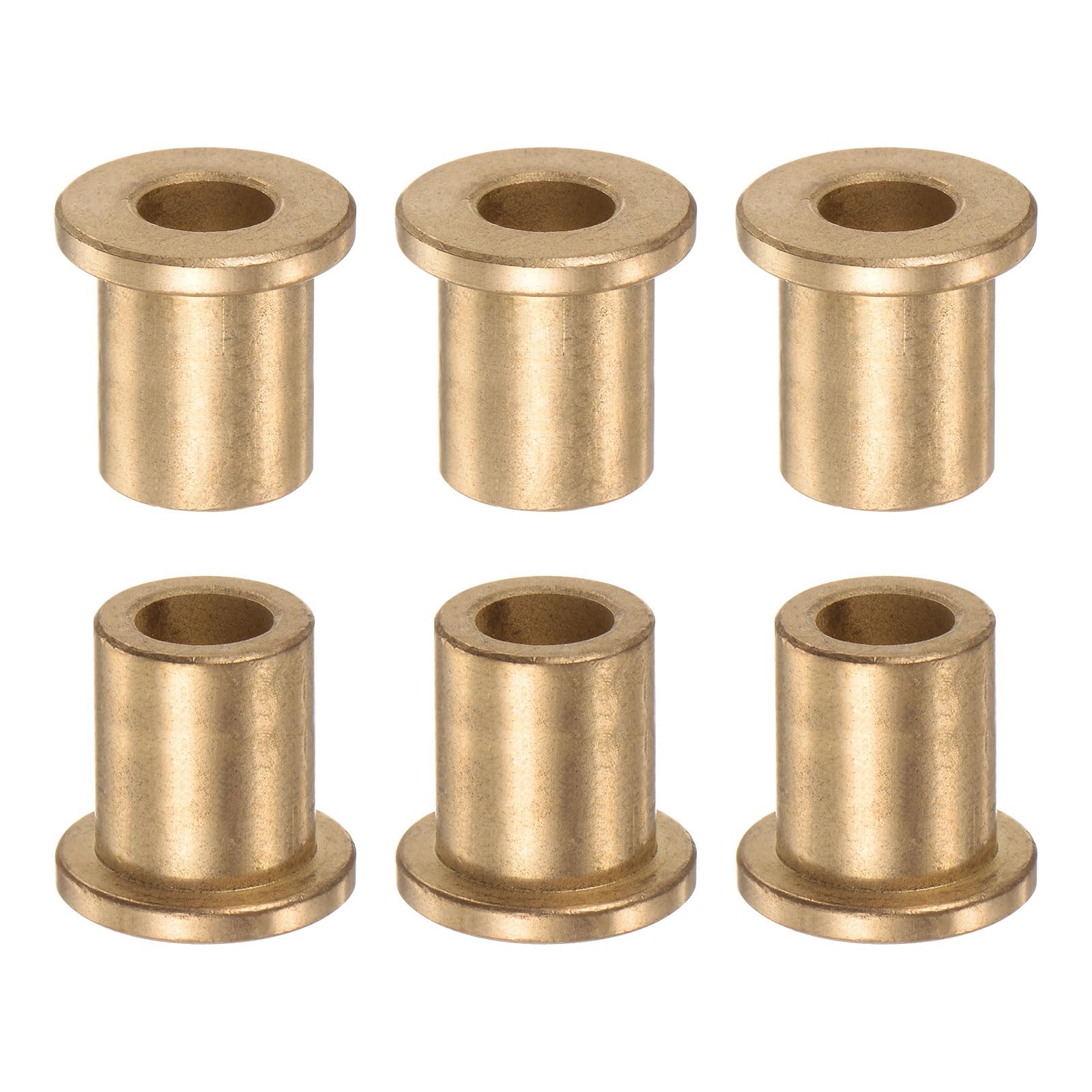 HARFINGTON 6pcs Flange Bearing Sleeve 10mm Bore