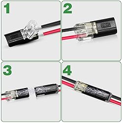 50Pcs Double-Wire Plug-in Connector Led Light Strip