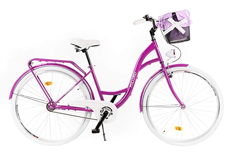 pink dutch bike