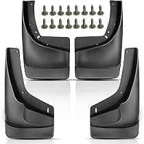 thumbnail image 2 of Silverado Mud Flaps YHTAUTO Mud Flaps Splash Guards Replacement For Hummer H3 2006-2010 Sport Utility, Mudguards Mudflaps Accessories For Cars Wheel Protector With Hardware Kit, Front And Rear LH RH, 4Pcs Set 2 of 10