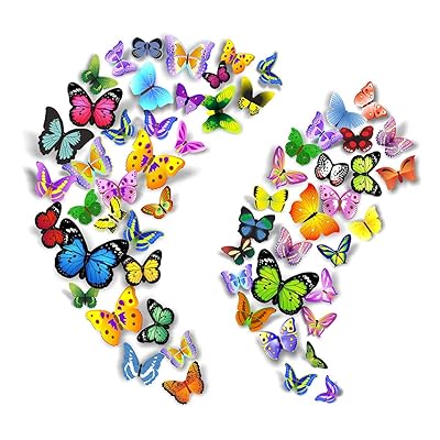 Download Buy Parlaim 104pcs Butterfly Wall Decals For Wall 3d Butterflies Wall Stickers Butterfly Decoration Butterflies Decoration Removable Mural Decals Home Decoration For Kids Nursery Bedroom Living Room Decor Online In Indonesia B07sj3n7d1
