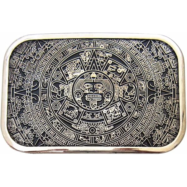 Amazon.com: Longcreek Aztec Calendar Belt Buckle for Men  display picture 1