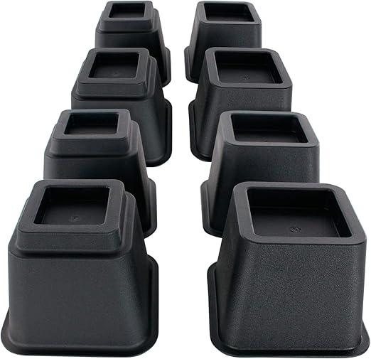Amazon Com Vive Heavy Duty Bed Risers Furniture Frame Lift